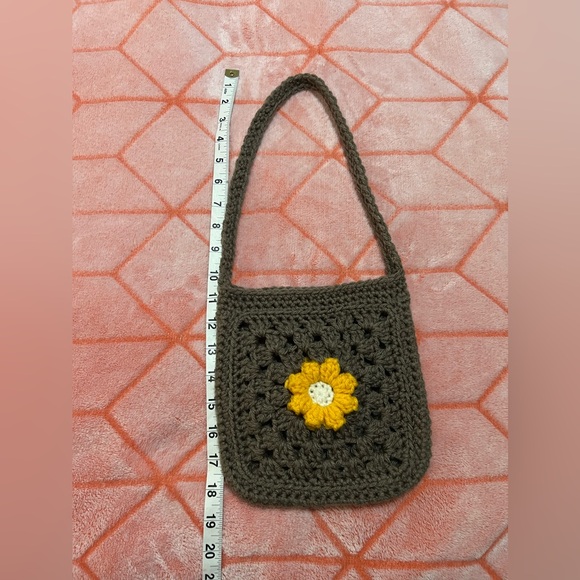 Crocheted (By Muah) Toddler Cross Body/Shoulder Bag 🌼 - Picture 8 of 10